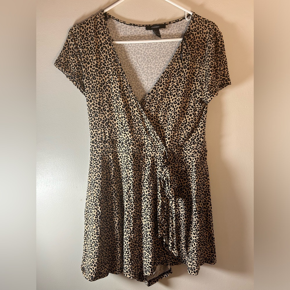 Cheetah romper